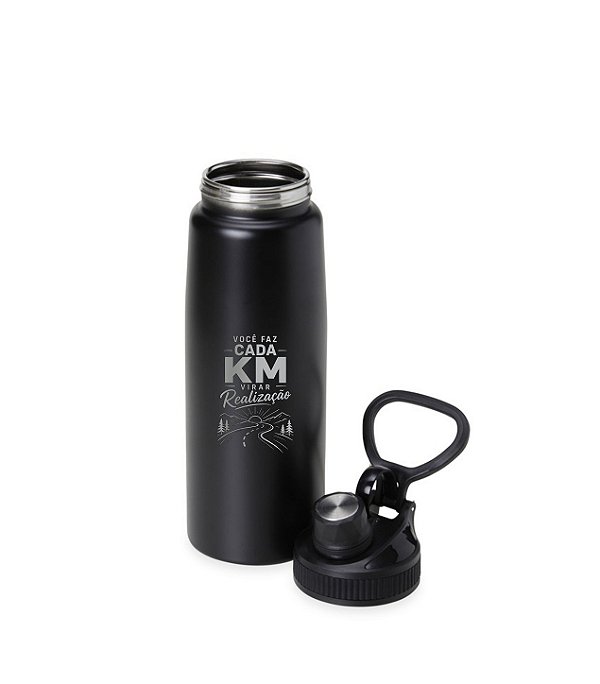 Squeeze de Inox Personalizado 900ml - Dia do Motorista