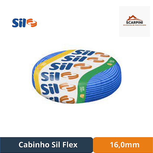 Fio Cabinho Sil - 16,0MM - 100 Metros