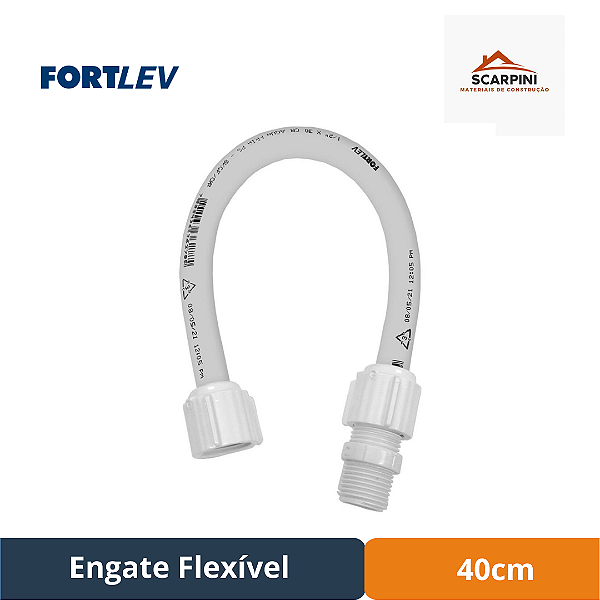 Engate Flexível Pvc 40cm - Fortlev