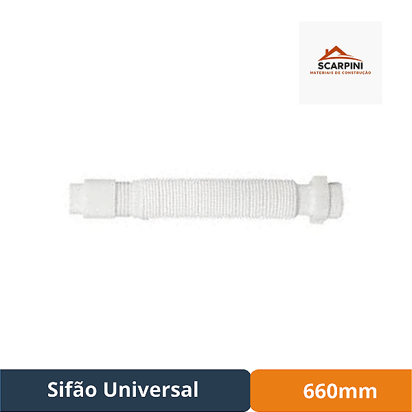 Sifão Universal Ajustável - Herc/Plasbonh