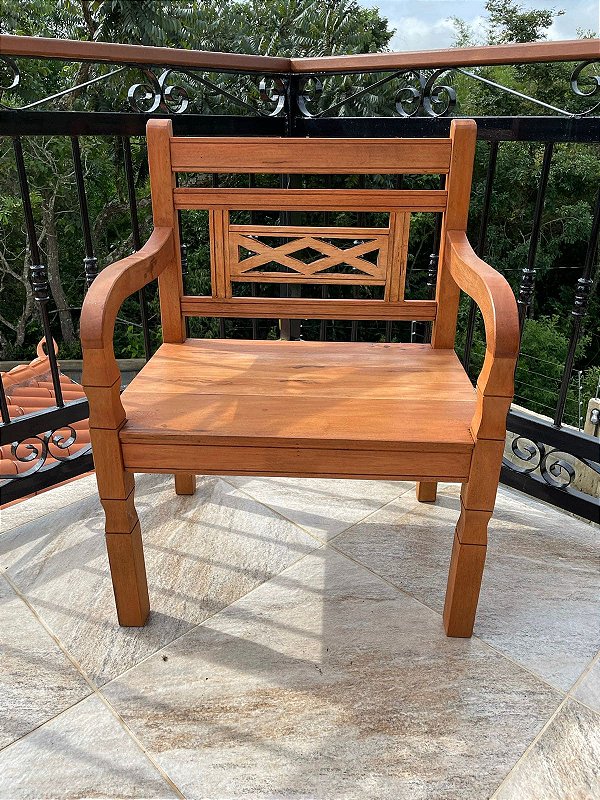 Poltrona Rústica Individual Confortável Para Jardim Varanda - Promoção