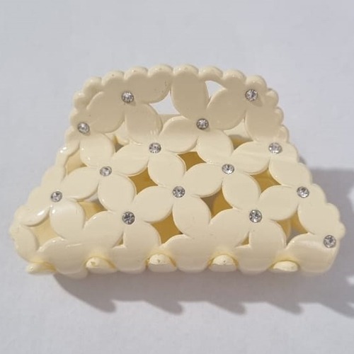 PRESILHAS DE CABELO (PIRANHA) COM PONTOS DE STRASS 70X40MM CBPR000002