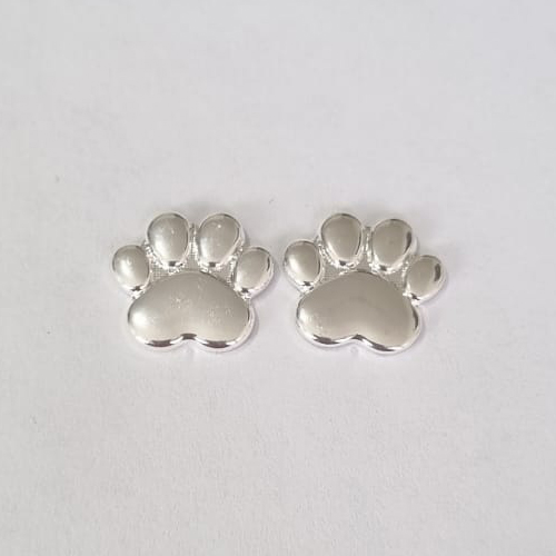 BRINCO FOLHEADO A PRATA COM 50 MILÉSIMOS + VERNIZ DIAMOND PATINHA PET 15MM PRBR000651