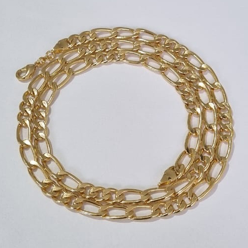 CORRENTE DE OURO 5 MILÉSIMOS+ VERNIZ CATAFORÉTICO 58CM 3X3 LARGURA 5MM FECHO LAGOSTA OUCR000016