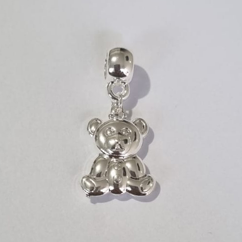 BERLOQUE FOLHEADO A PRATA COM 50 MILÉSIMOS + VERNIZ DIAMOND URSINHO 14MM (UNIDADE) PRBQ000122