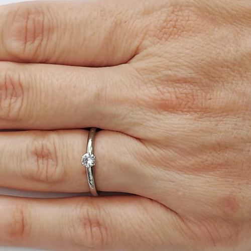 ANEL EM AÇO INOXIDÁVEL 316L COM MICRO ZIRCÔNIAS LARGURA 3,5MM (VALOR UNITÁRIO) ACAN000026