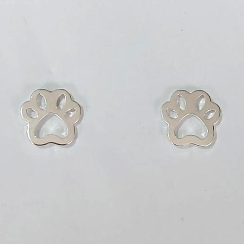 BRINCO FOLHEADO A PRATA COM 50 MILÉSIMOS + VERNIZ DIAMOND PATINHA PET 10MM PRBR000886