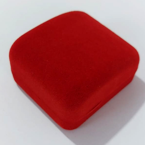 ESTOJO PARA JOIAS EM VELUDO VERMELHO 5x5,5x3CM (LxCxA) PREB000004