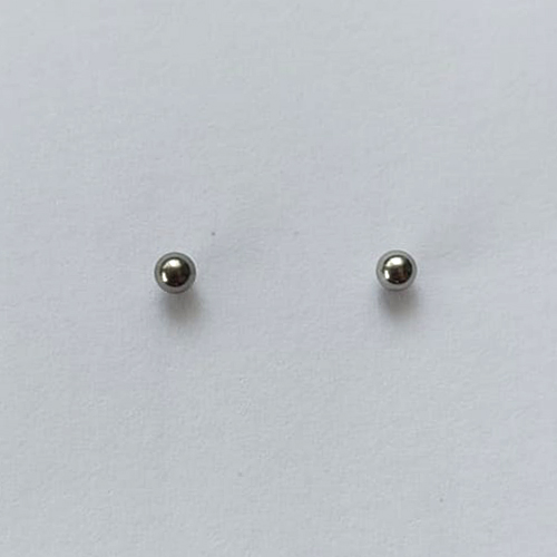 BRINCO EM AÇO INOXIDÁVEL - BRINCO BOLINHA - TAMANHO 2,5MM - ACBR000190
