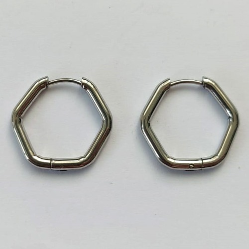 BRINCO EM AÇO INOXIDÁVEL - BRINCO ARGOLA QUADRADA 20MM - COMPOSIÇÃO: AÇO INOXIDÁVEL (AÇO1154) ACBR000195