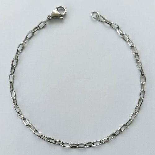 PULSEIRA EM AÇO INOXIDÁVEL - (AÇO013) PULSEIRA TAMANHO 21CM - LARGURA 2MM - FECHO LAGOSTA - COMPOSIÇÃO: AÇO INOXIDÁVEL- ACPS000541