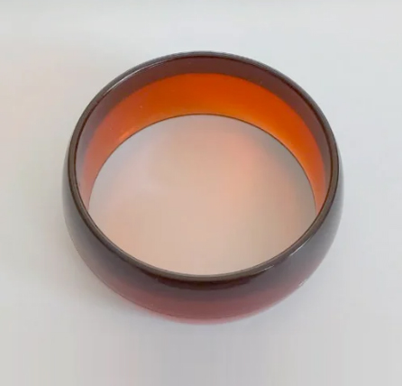 BRACELETE EM ACRÍLICO MARRON (TAMANHO 7CM/LARGURA 3CM ) PRBJ000002