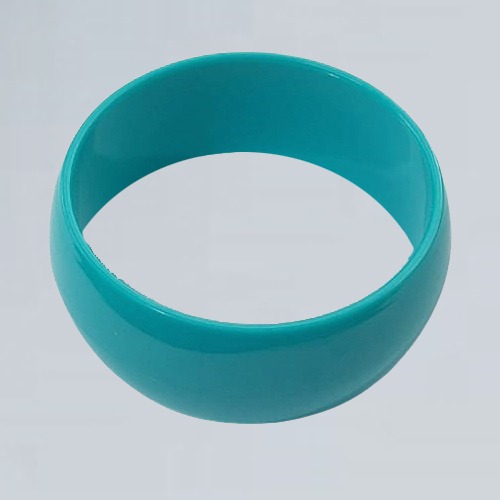 BRACELETE EM ACRÍLICO AZUL - TAMANHO 8CM / LARGURA 3CM - PRBJ000005