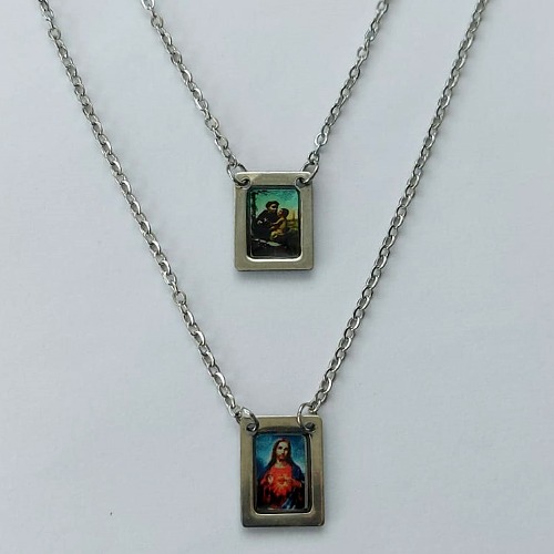 ESCAPULÁRIO EM AÇO INOXIDÁVEL - ESCAPULÁRIO SANTO ANTÔNIO - TAMANHO: 60CM - COMPOSIÇÃO: AÇO INOXIDÁVEL - (AÇO1535) ACES000065