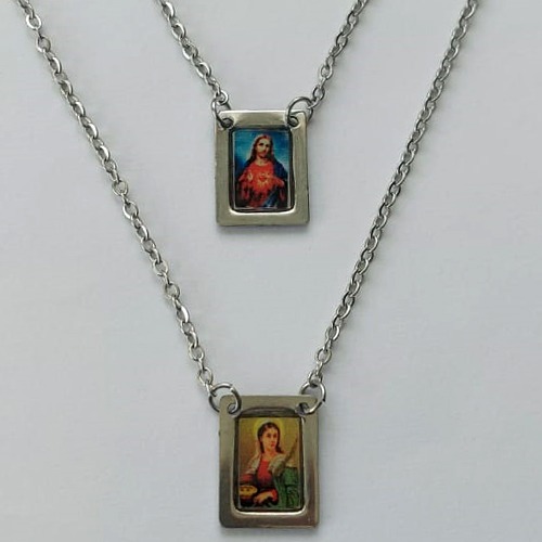 ESCAPULÁRIO EM AÇO INOXIDÁVEL- ESCAPULÁRIO SANTA LUZIA - TAMANHO: 60CM - COMPOSIÇÃO: AÇO INOXIDÁVEL - (AÇO1538)ACES000068