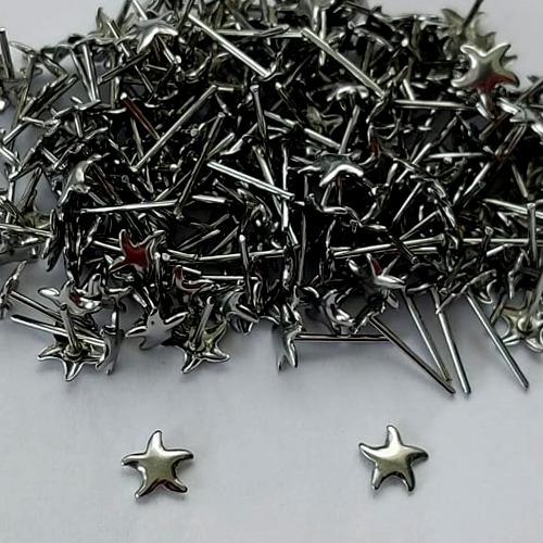 BRINCO EM AÇO INOXIDÁVEL - BRINCO DE PINO ESTRELA DO MAR 5MM - COMPOSIÇÃO: AÇO INOXIDÁVEL - (AÇO1623)ACBR000233