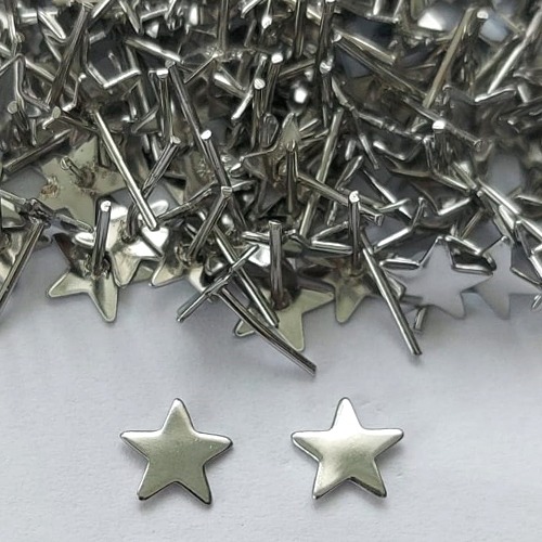 BRINCO EM AÇO INOXIDÁVEL - BRINCO DE PINO ESTRELA 7MM - COMPOSIÇÃO: AÇO INOXIDÁVEL - (AÇO1632)ACBR000242