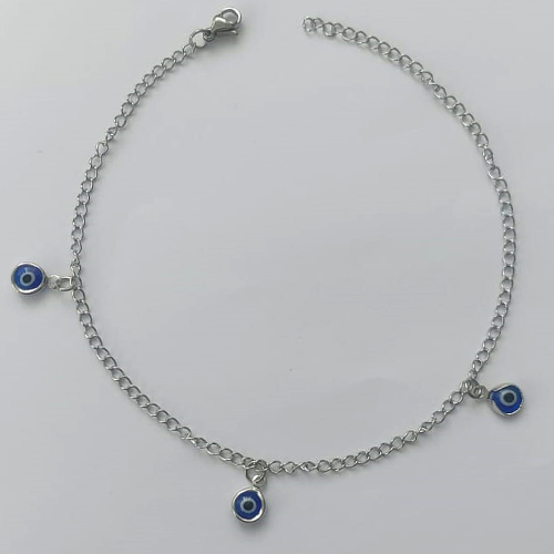TORNOZELEIRA EM AÇO INOXIDÁVEL (CX112)- TORNOZELEIRA 25CM COM OLHOS GREGOS - COMPOSIÇÃO: AÇO INOXIDÁVEL (AÇO1861) ACTO000008