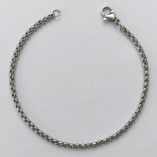 PULSEIRA EM AÇO INOXIDÁVEL - (ACO26) TAMANHO 18CM - LARGURA 2MM - FECHO LAGOSTA - COMPOSIÇÃO: AÇO INOXIDÁVEL -  (AÇO2043) ACPS000706