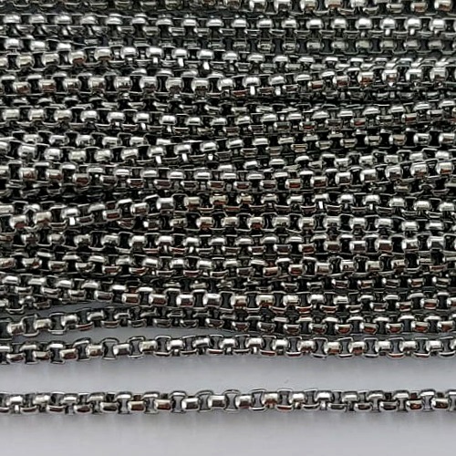 CORRENTE EM AÇO INOXIDÁVEL PRONTA PARA MONTAGEM - (AÇO26) CORRENTE 2MM - VENDIDA POR METRO - (AÇO2044) ACCR000183