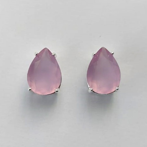 BRINCO FOLHEADA A PRATA COM 50 MILÉSIMOS + VERNIZ DIAMOND - BRINCO DE PINO BASE ALTA FUSÃO LILÁS 10X14MM (PRA456) PRBR001213