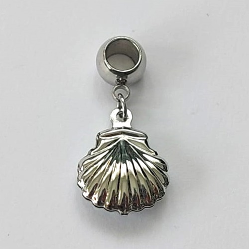 BERLOQUE EM AÇO INOXIDÁVEL - BERLOQUE CONCHA DUPLA 14MM - COMPOSIÇÃO: AÇO INOXIDÁVEL - (AÇO2185) ACBQ000056