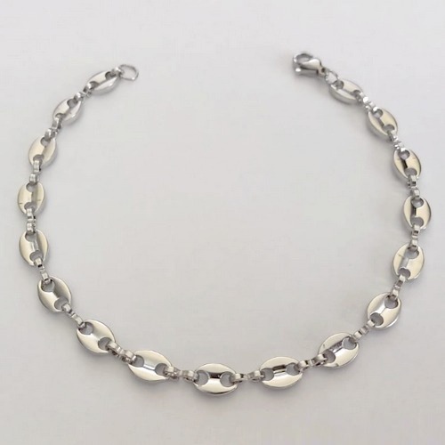 PULSEIRA EM AÇO INOXIDÁVEL - (BCOL067) - PULSEIRA TAMANHO 18CM - FECHO LAGOSTA - COMPOSIÇÃO: AÇO INOXIDÁVEL - ACPS000733