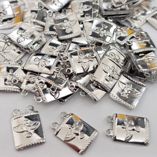 ACESSÓRIO EM AÇO INOXIDÁVEL - ACESSÓRIO PARA ESCAPULÁRIO ESPÍRITO SANTO 9X11MM - (AÇO0326) ACAC000055