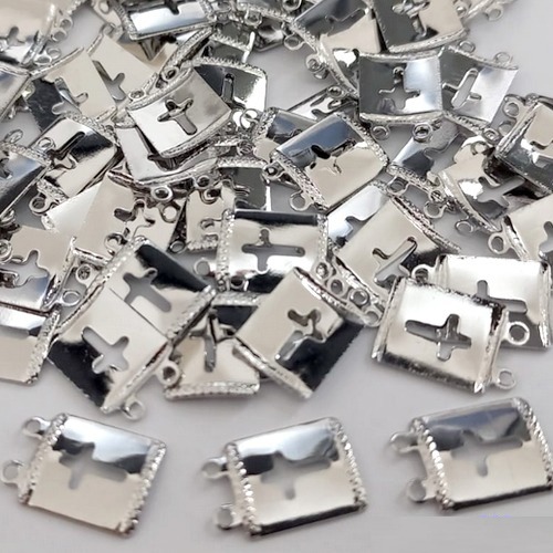 ACESSÓRIO EM AÇO INOXIDÁVEL - ACESSÓRIO PARA ESCAPULÁRIO CRUZ 9X11MM - (AÇO0328) ACAC000057