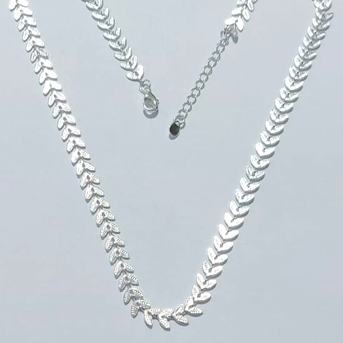 SHOCKER FOLHEADA A PRATA COM 50 MILÉSIMOS + VERNIZ DIAMOND - SHOCKER 38CM ESCAMAS DESENHADAS + EXTENSOR - PRSH000184