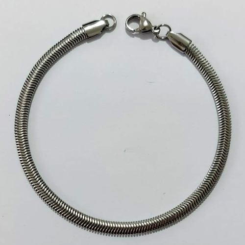 PULSEIRA EM AÇO INOXIDÁVEL - PULSEIRA LACRAIA 17CM LARGURA 3MM ACPS000805