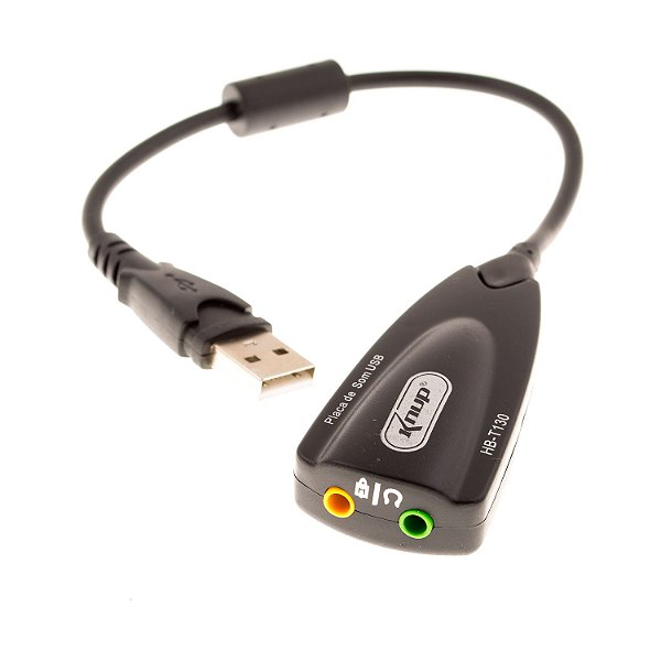 Adaptador de Som USB Knup HB-T130