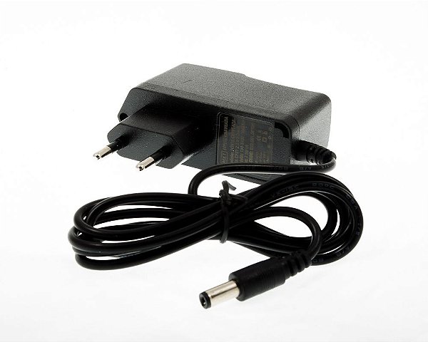 Fonte 9V 1A (-) Chaveada MXT para Pedal de Guitarra