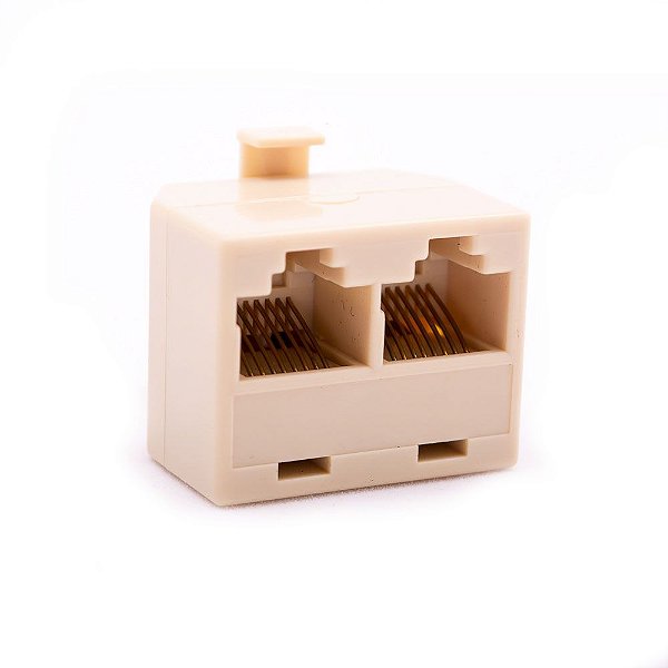 Plug Divisor RJ-45 2 saídas