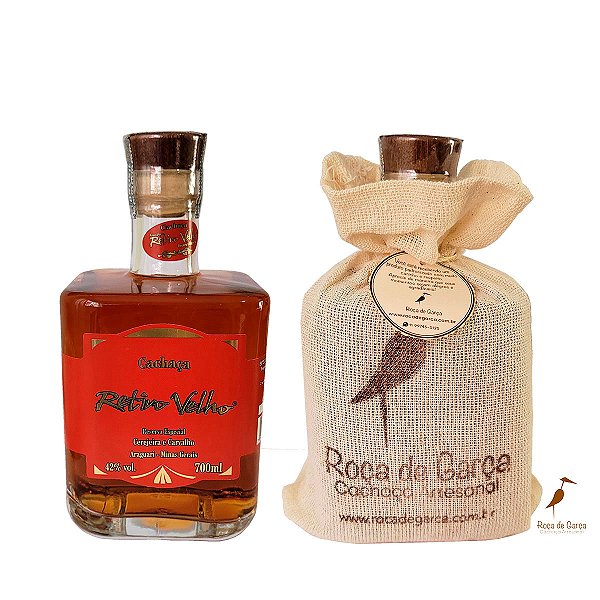 Cachaça Retiro Velho Reserva Especial Garrafa Texa 700ml Cerejeira e Carvalho (Cód. 733032)