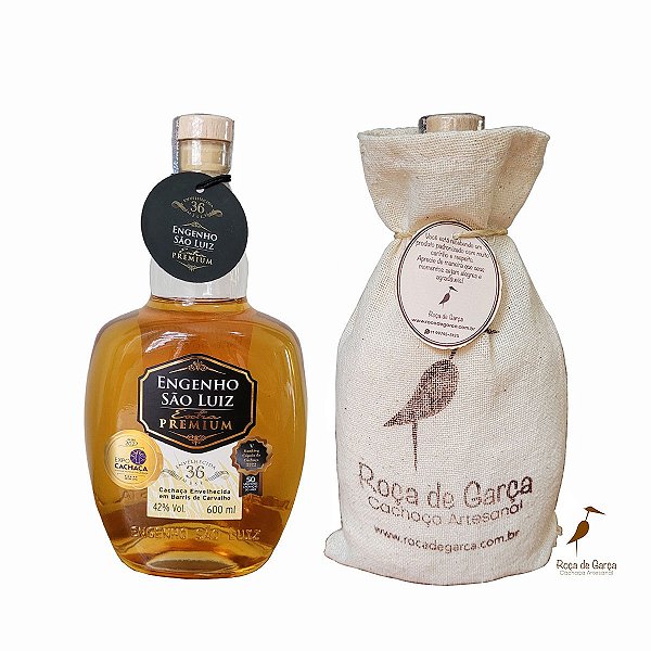 Cachaça Engenho São Luiz Extra Premium Carvalho 600ml - Cachaça Premiada. (Cód. 0120-1222)