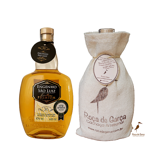 Cachaça Engenho São Luiz Extra Premium Carvalho 600ml - Cachaça Premiada. (Cód. 0120-1222)