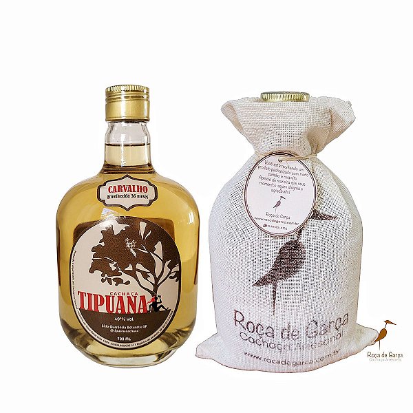 Cachaça Alambique Tipuana Envelhecida 36 Meses em Tonéis de Carvalho 700ml (Cód. 0073750/2020)