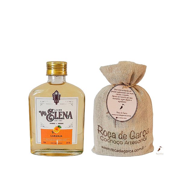Licor Fino de Laranja Natural Vó Elena 160ml (RS 005904-9.0007)