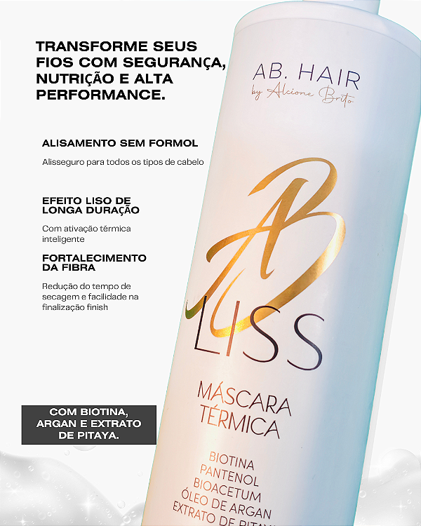 Máscara Térmica de Alisamento Capilar - ABLISS
