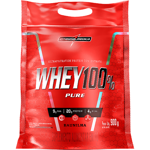 Whey 100% Pure Whey Protein Concentrado 900g