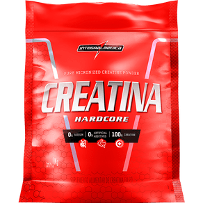 Creatina Hardcore em Pó 1kg - 100% Pure - Integralmedica