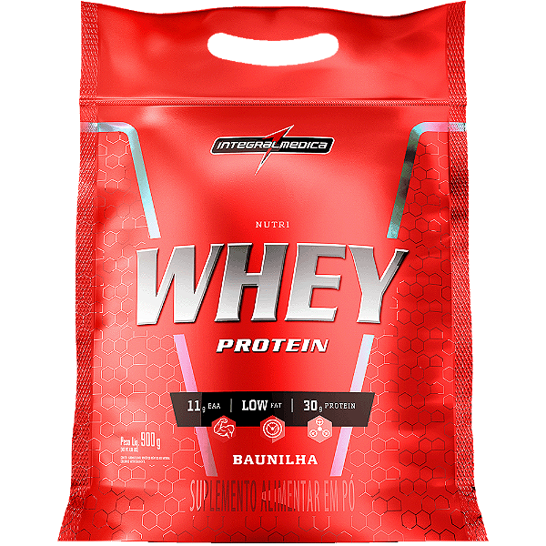 Nutri Whey Protein 900g Hipercalórico - Integralmedica