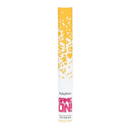 DELINEADOR GAME ON AMARELO - RUBY ROSE