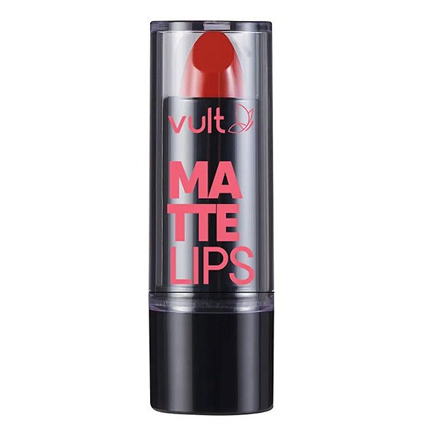 BATOM MATTE LIPS VERMELHO CARMIM VULT - 3,6g