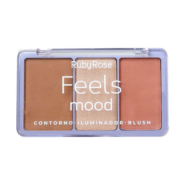 PALETA DE CONTORNO ILUMINADOR BLUSH - RUBY ROSE