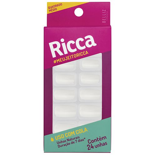 UNHAS RICCA NATURAIS QUADRADO MEDIO
