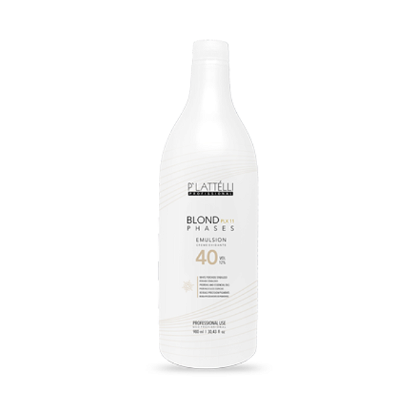 OXIDANTE 40  VOLUMES. 900 ML  - PLATTELLI PROFISSIONAL