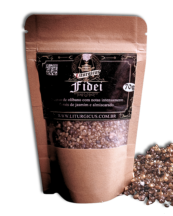 Incenso Liturgicus Fidei- perfumado com Jasmim 70g