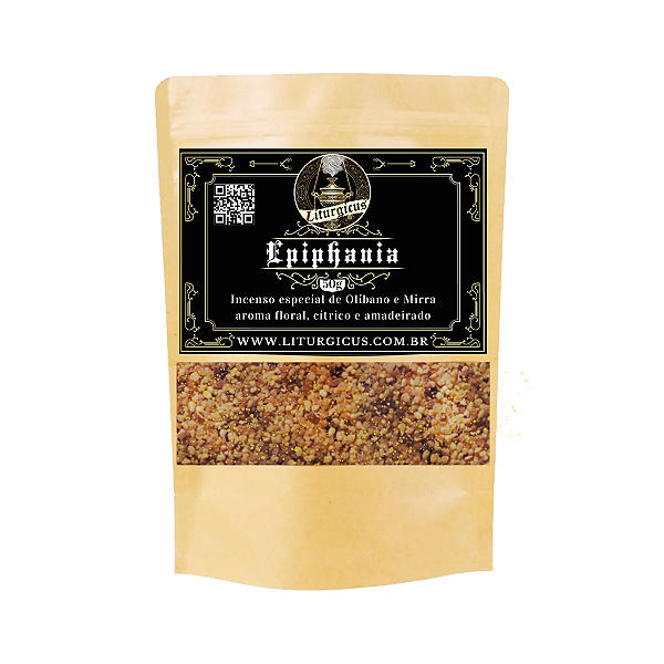 Incenso Liturgicus Epiphania - Blend de Mirra e Incenso perfumado